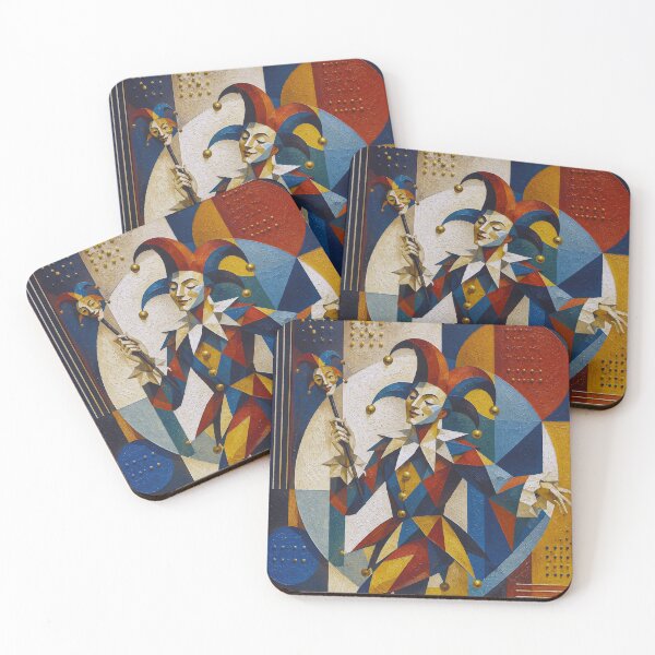 Item preview, Funny Court Jester painting. designed and sold by GalleryKauffeld.