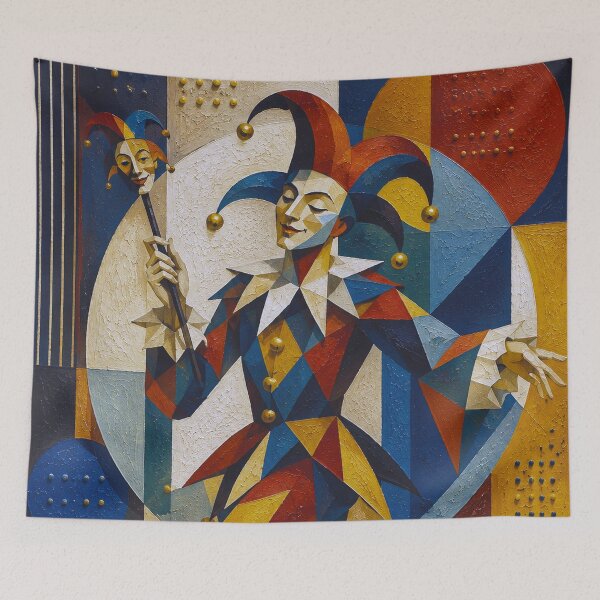 Item preview, Funny Court Jester painting. designed and sold by GalleryKauffeld.