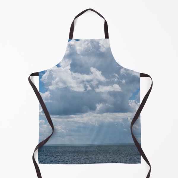 Item preview, Serene Ocean Under Fluffy Clouds designed and sold by Georgia Mizuleva.