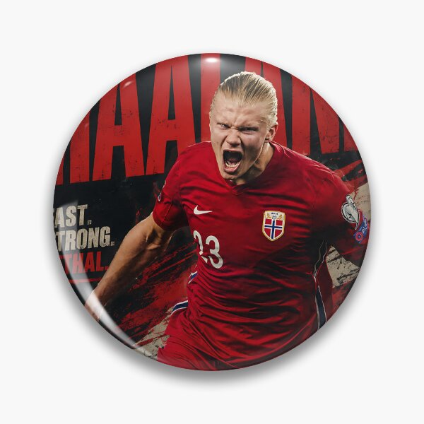 Item preview, Haaland Fast Strong Lethal Soccer Graphic designed and sold by iwzzuel.