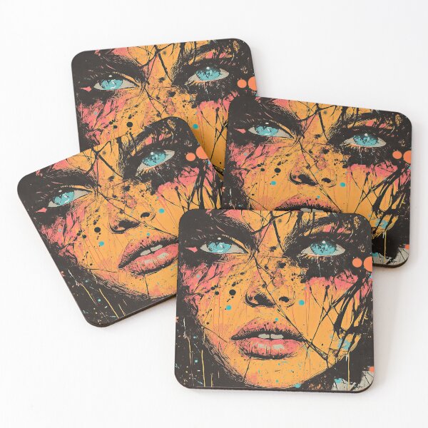 Item preview, Abstract Graffiti Woman Portrait designed and sold by obstinator.
