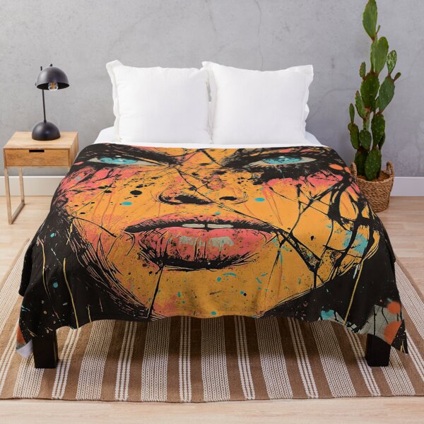 Item preview, Abstract Graffiti Woman Portrait designed and sold by obstinator.