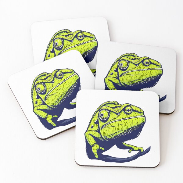 Item preview, Chameleon Pop Art - Modern Graphic Art T-Shirt designed and sold by QuirkThreadsCo.