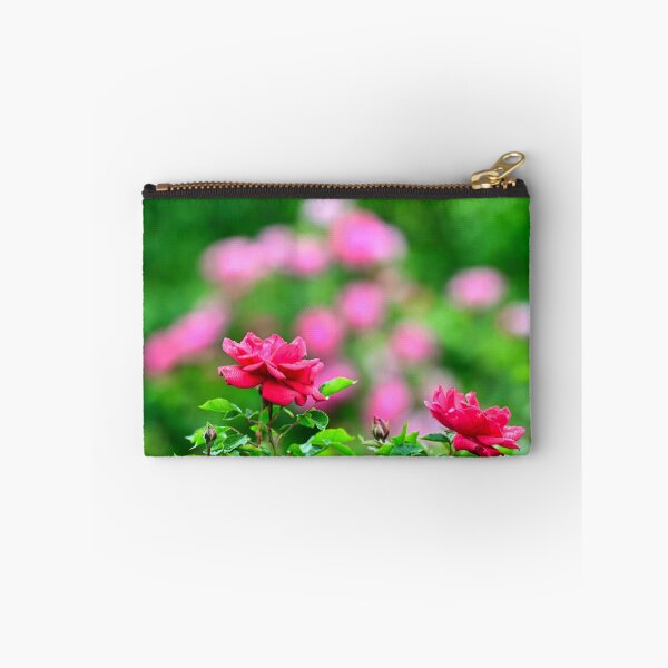 Item preview, Red roses with raindrops on the leaves, Volksgarten in Vienna, Austria designed and sold by goceris.