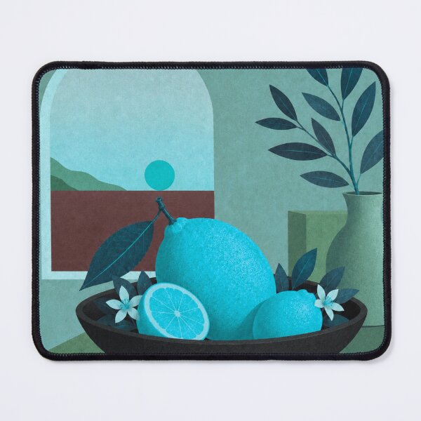 Item preview, Turquoise Lemon Escape designed and sold by joycrysstudio.