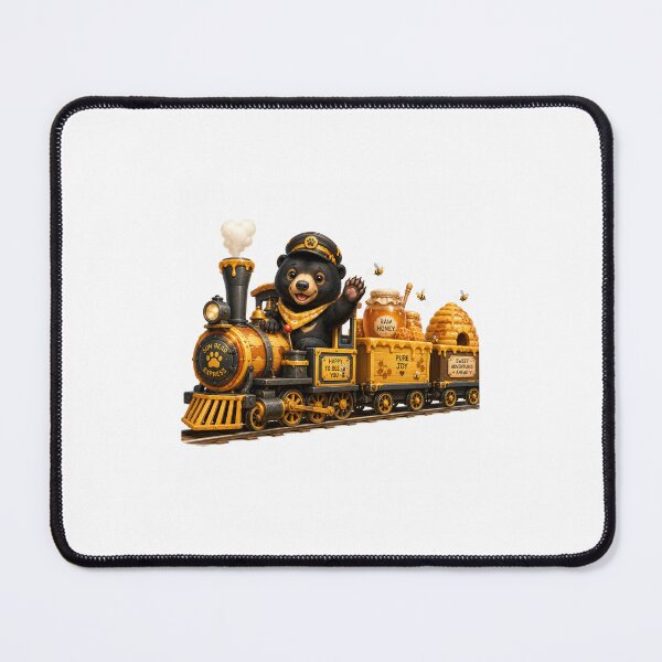 Item preview, Sun Bear Honey Express Train Adventure designed and sold by QuirkNest Studio .