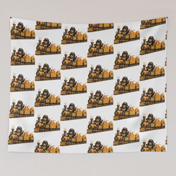 Item preview, Sun Bear Honey Express Train Adventure designed and sold by QuirkNest Studio .