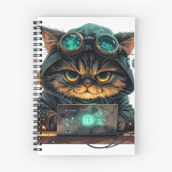 Item preview, Dark Steampunk Cat Tech Operator Character designed and sold by BetweenForms.