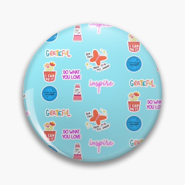 Item preview, Cute Motivational Sticker Pack - Inspirational Pastel Quote Decals designed and sold by ChibiBloom.