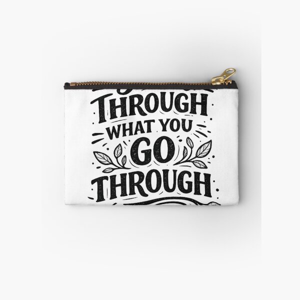Item preview, Grow Through What You Go Through | Inspirational Typography Design designed and sold by VasiArtLab.