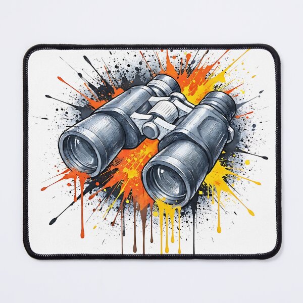 Item preview, Graffiti style binoculars illustration designed and sold by Z-RankCUSTOMS.