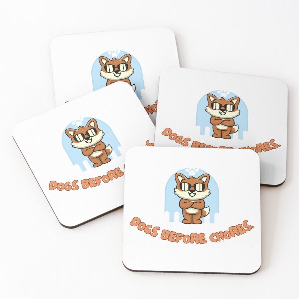 Item preview,  Dogs Before Chores designed and sold by Penguin Mood .
