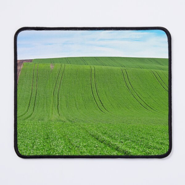 Item preview, Plowed and green wheat fields,Moravia rolling hills,landscape, Chech Republic designed and sold by goceris.