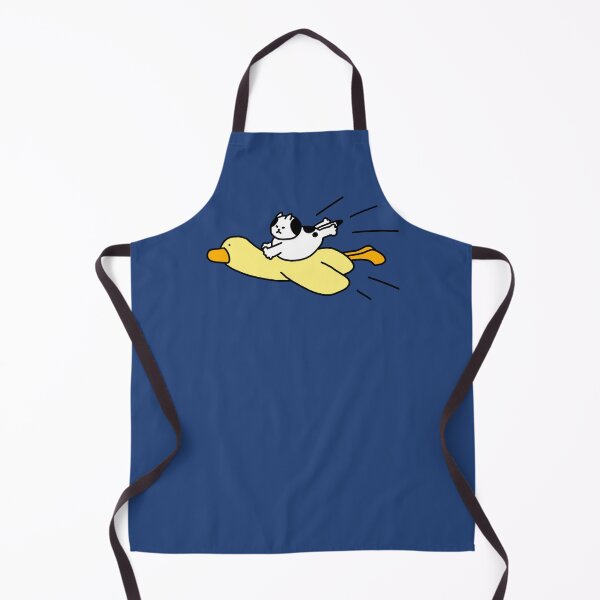 Item preview, a Cat flying on the duck designed and sold by superbaechoo.