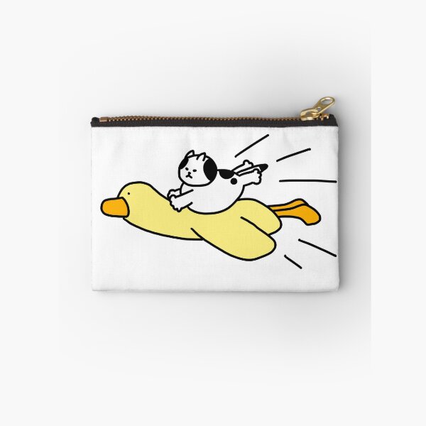 Item preview, a Cat flying on the duck designed and sold by superbaechoo.