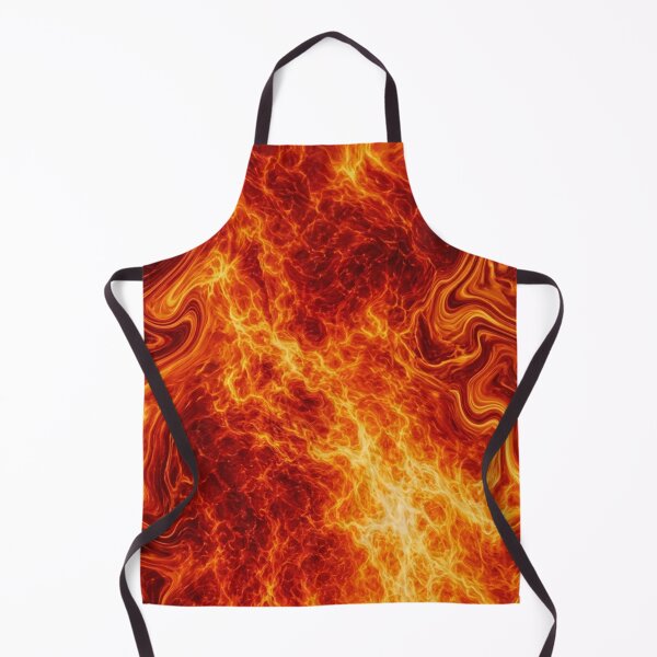 Item preview, Molten Lava Fire Swirl Abstract Pattern designed and sold by WitchyBotanicaArt.