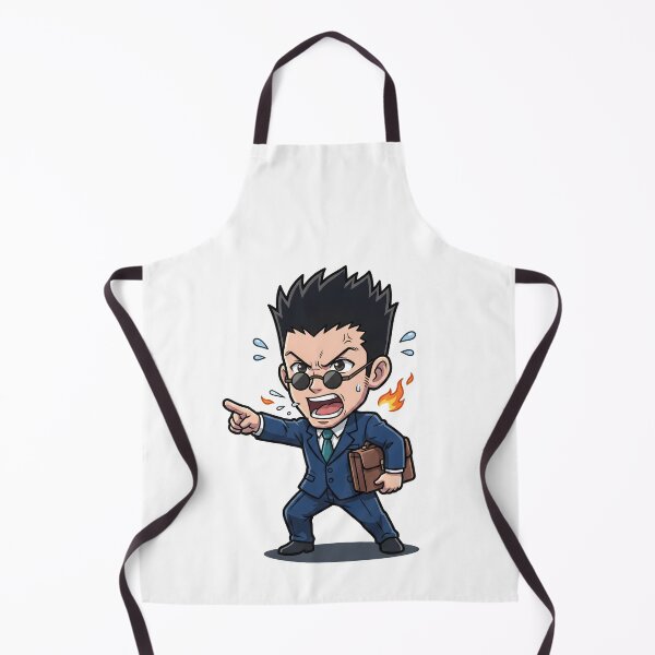 Item preview, Chibi Businessman Secret Agent - Navy Suit Round Glasses Art designed and sold by lamiarte.