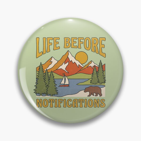 Item preview, 1970s Retro Lake Life Before Notifications  designed and sold by Milasneeze.