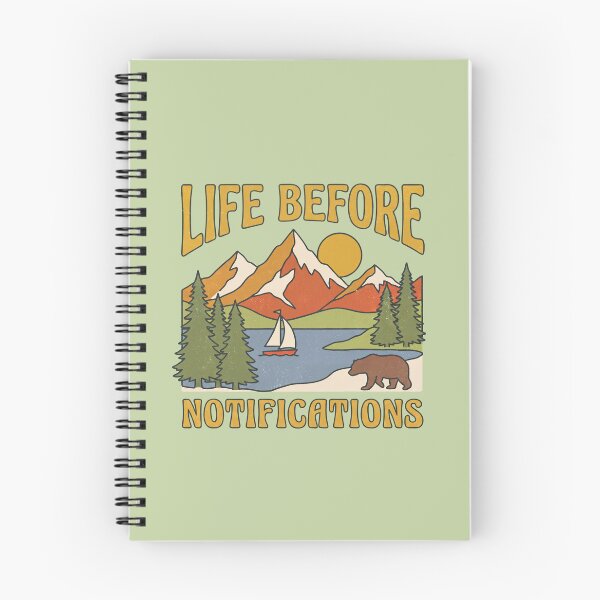 Item preview, 1970s Retro Lake Life Before Notifications  designed and sold by Milasneeze.