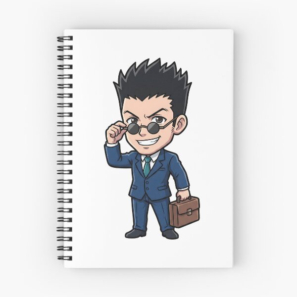 Item preview, Chibi Businessman Secret Agent - Navy Suit Round Glasses Art designed and sold by lamiarte.