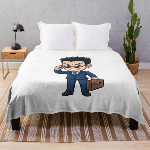 Item preview, Chibi Businessman Secret Agent - Navy Suit Round Glasses Art designed and sold by lamiarte.