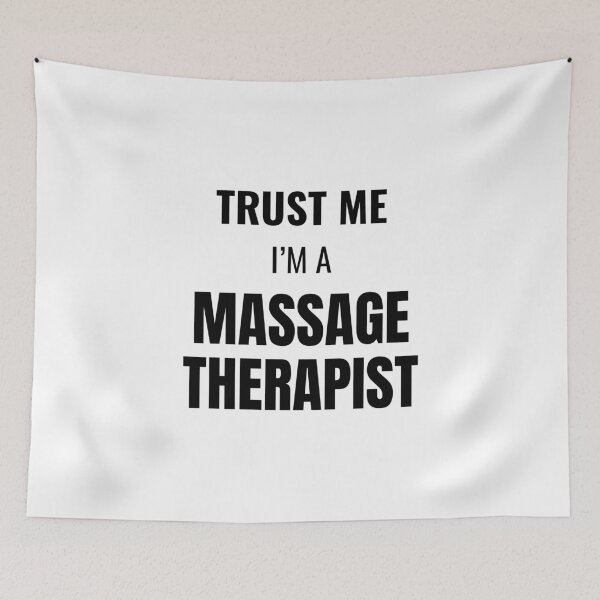 Item preview, Trust Me I'm a Massage Therapist (Black) designed and sold by ShipCrewNation.