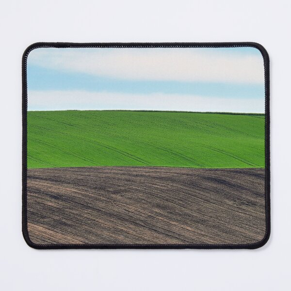 Item preview, Plowed and green wheat fields,Moravia rolling hills,agriculture, landscape at spring ,Chech Republic designed and sold by goceris.
