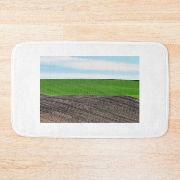 Item preview, Plowed and green wheat fields,Moravia rolling hills,agriculture, landscape at spring ,Chech Republic designed and sold by goceris.