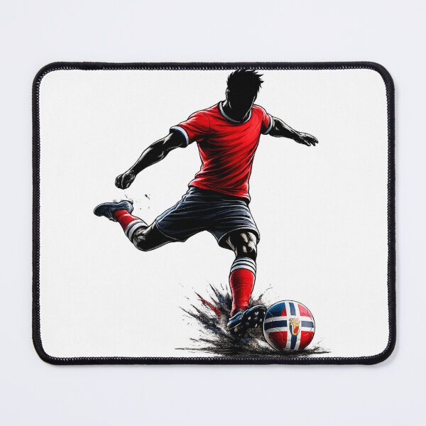 Item preview, Norway Soccer Player Power Kick Graphic designed and sold by ssmg80.