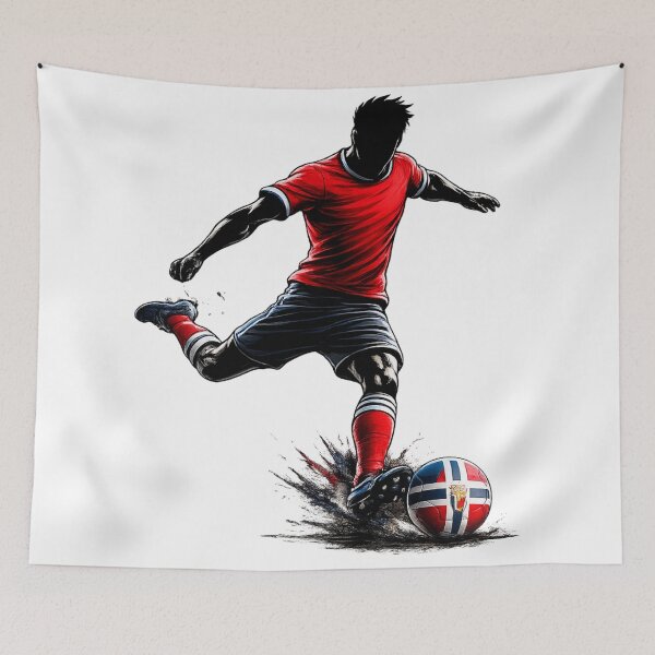 Item preview, Norway Soccer Player Power Kick Graphic designed and sold by ssmg80.