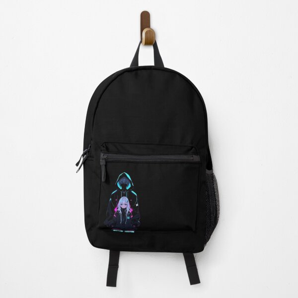 Item preview, Futuristic Cyberpunk Anime Duo In Techwear Hoodies designed and sold by Ta-Ri-El.