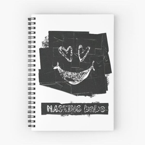 Item preview, Funny Masking Shirt Masking Babe Duct Tape Heart Eyes Neurodivergent Grunge Sticker Mental Health Sarcasm Spoonie Life Burnout Humor designed and sold by RealLifeMerchies.