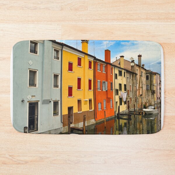 Item preview, Old colourful houses and boats, Chioggia, Italy designed and sold by goceris.