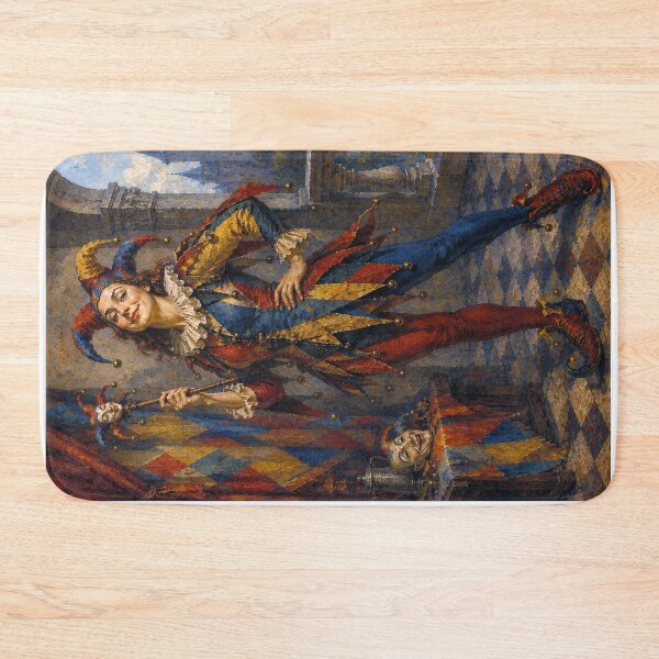Item preview, Female Court Jester painting. designed and sold by GalleryKauffeld.