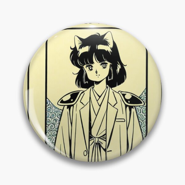 Item preview, Art - Young Woman in Kimono, 1980s Manga Style designed and sold by AnimeShin.
