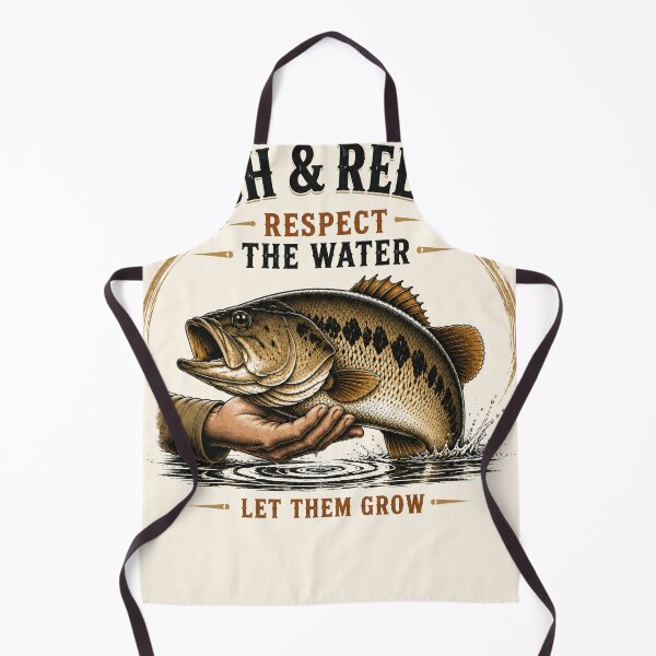 Item preview, Catch and Release Respect the Water Let Them Grow Funny Bass Fishing T-Shirt designed and sold by TeeVerse27.
