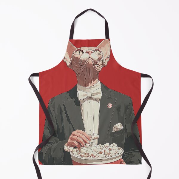 Item preview, Distinguished Sphynx Cat at the Movies designed and sold by obstinator.