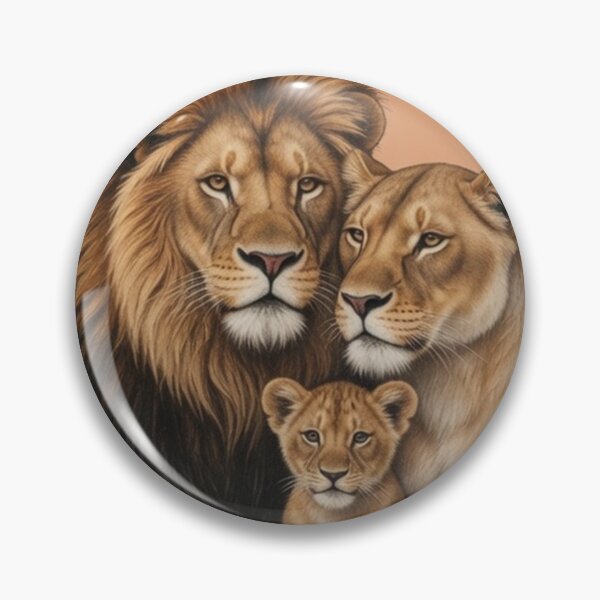 Item preview, Save Us Not Many Of Us Left Lion Family Wildlife Conservation Design designed and sold by Pioneer Spirit Market.