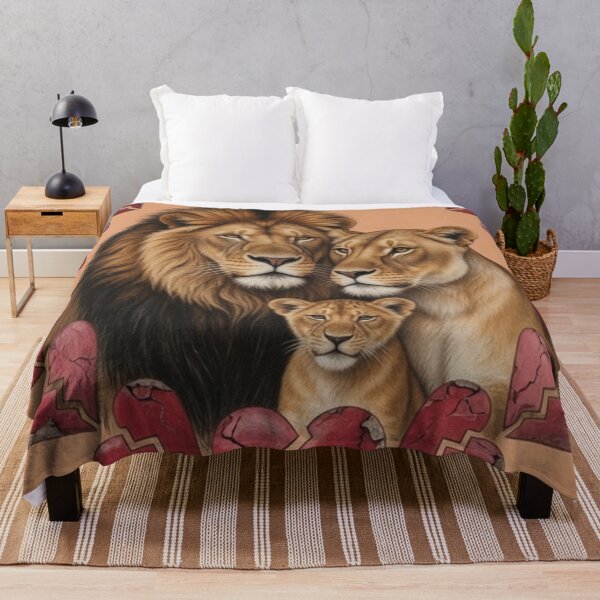 Item preview, Save Us Not Many Of Us Left Lion Family Wildlife Conservation Design designed and sold by Pioneer Spirit Market.