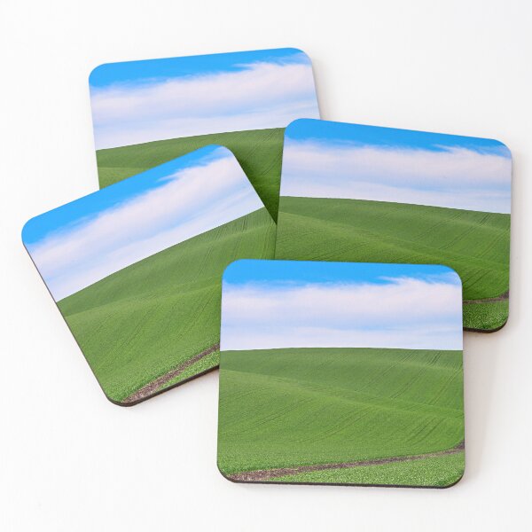 Item preview, Green wheat fields,Moravia rolling hills landscape ,springtime,Chech Republic designed and sold by goceris.