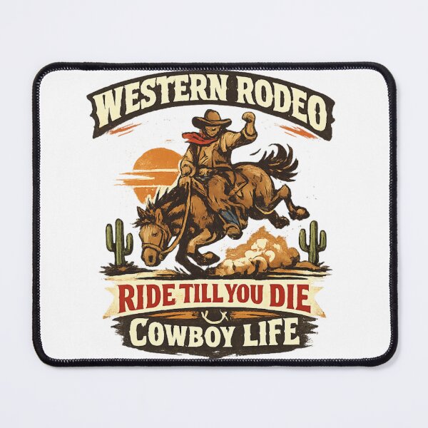 Item preview, Western Rodeo Cowboy Life T-Shirt designed and sold by kbrtex.