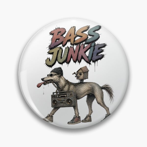 Item preview, Bass Junkie  dog designed and sold by DAX4ART.