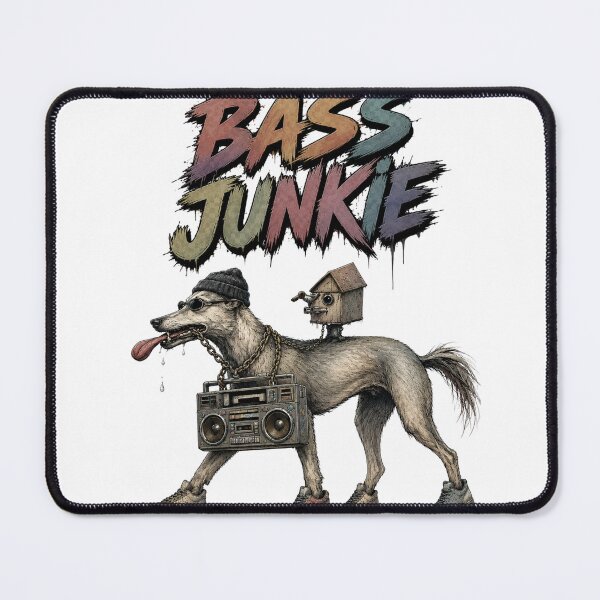 Item preview, Bass Junkie  dog designed and sold by DAX4ART.