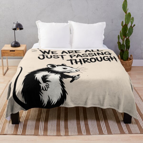 Item preview, Banksy Rat - We are all just passing through designed and sold by 123ks.