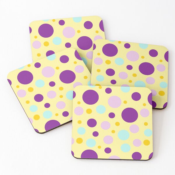 Item preview, Modern Circle Pattern – Pastel Yellow Geometric Polka Dot Seamless Pattern designed and sold by ViviNyks.