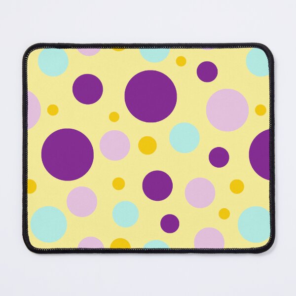 Item preview, Modern Circle Pattern – Pastel Yellow Geometric Polka Dot Seamless Pattern designed and sold by ViviNyks.
