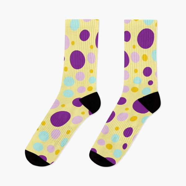 Aperçu de l'œuvre Motif moderne de cercles – Motif géométrique à pois jaune pastel | Design de surface scandinave sans couture créée et vendue par ViviNyks.