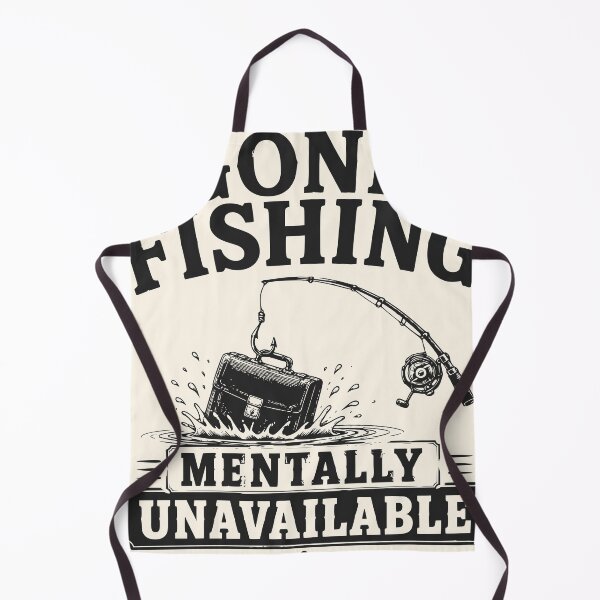 Item preview, Gone Fishing Mentally Unavailable Funny Fishing Quote T-Shirt designed and sold by TeeVerse27.