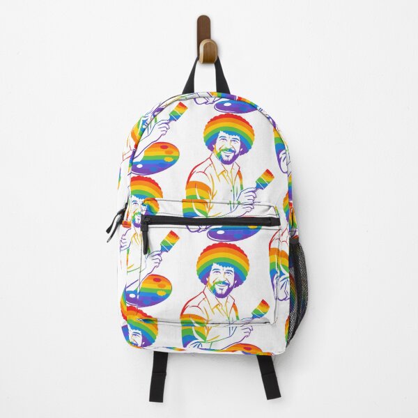 Item preview, Rainbow Bob Ross | Happy Little Colors Artist Illustration designed and sold by pixiedustpaint.