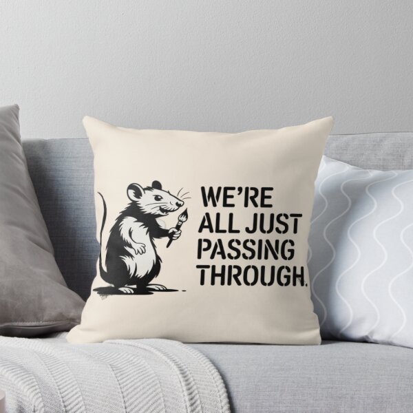 Item preview, Banksy Mouse - We are all just passing through designed and sold by 123ks.